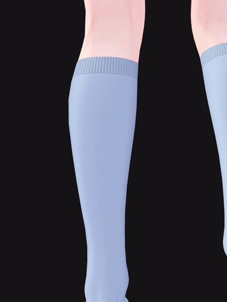 汗汚れ 40% ハイソックス ふくらはぎ